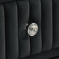 Ravenne Black Velvet 5 Drawer Chest