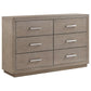Kenora Barley Brown 4 Pc Bedroom Set by Coaster