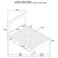 Kenora Barley Brown 4 Pc Bedroom Set by Coaster