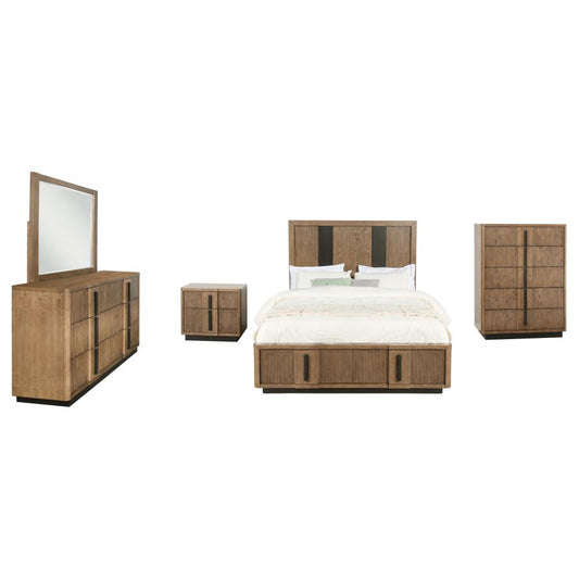 Terrace 224900Q-S5 Ash Brown 5 Pc Bedroom Set