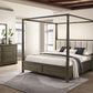 Gran Park 4 Pc Canopy Bedroom Set - King Bed