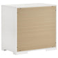 Ives White High Gloss 4 Pc Bedroom Set