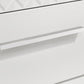 Ives White High Gloss 4 Pc Bedroom Set