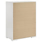 Ives Bedroom Chest of Drawers White High Gloss
