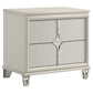 Olivia Pearl White 4 Pc LED Bedroom Set