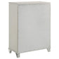Olivia 224955 Pearl White 5 Drawer Chest