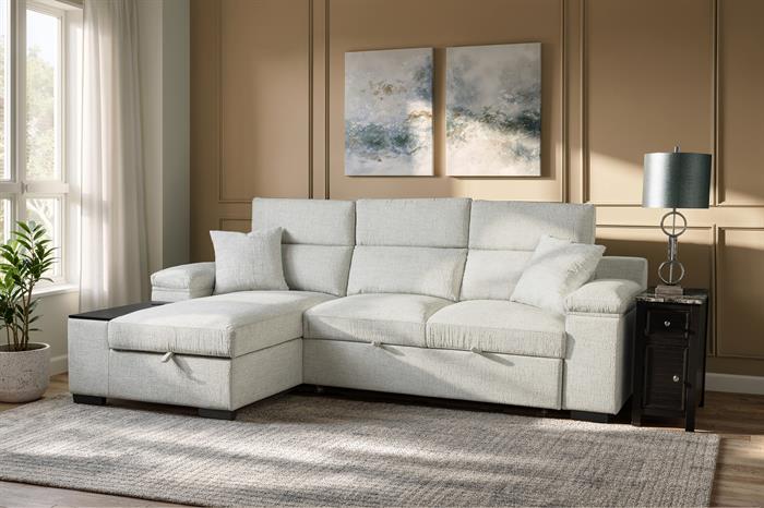 Wexler 2 Pc Sleeper Storage Sectional