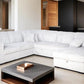 Bliss Stationary Sectional Sleeper Mist Gray