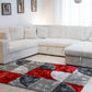 Bliss Stationary Sectional Sleeper Mist Gray