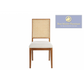 2310 Cream & Walnut Rattan Dining Set