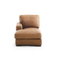 Salt Flat Tolland Customizable Italian Leather Sectional
