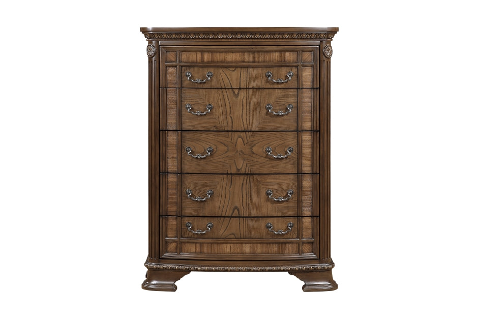 Bridgepoint 5 Drawer Brown Chest 2392-9