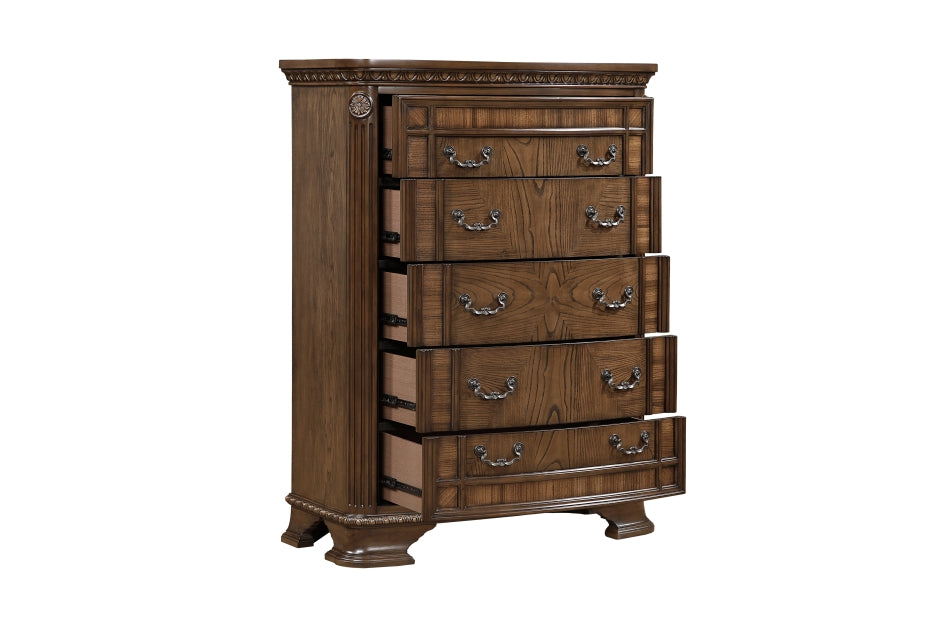 Bridgepoint 5 Drawer Brown Chest 2392-9