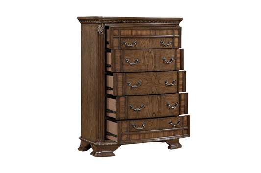 Bridgepoint 5 Drawer Brown Chest 2392-9