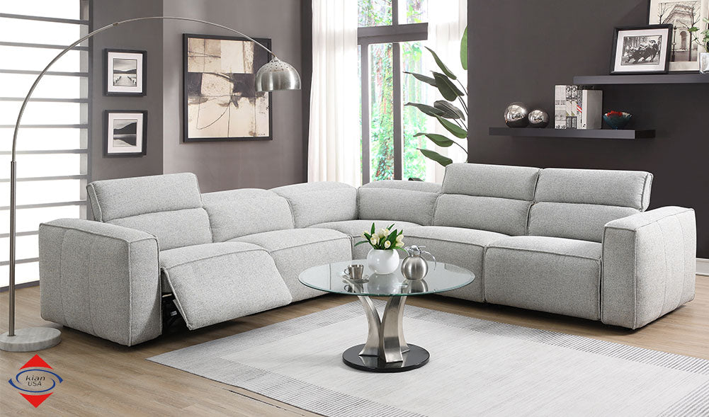 Kian 241 Power Fabric Sectional