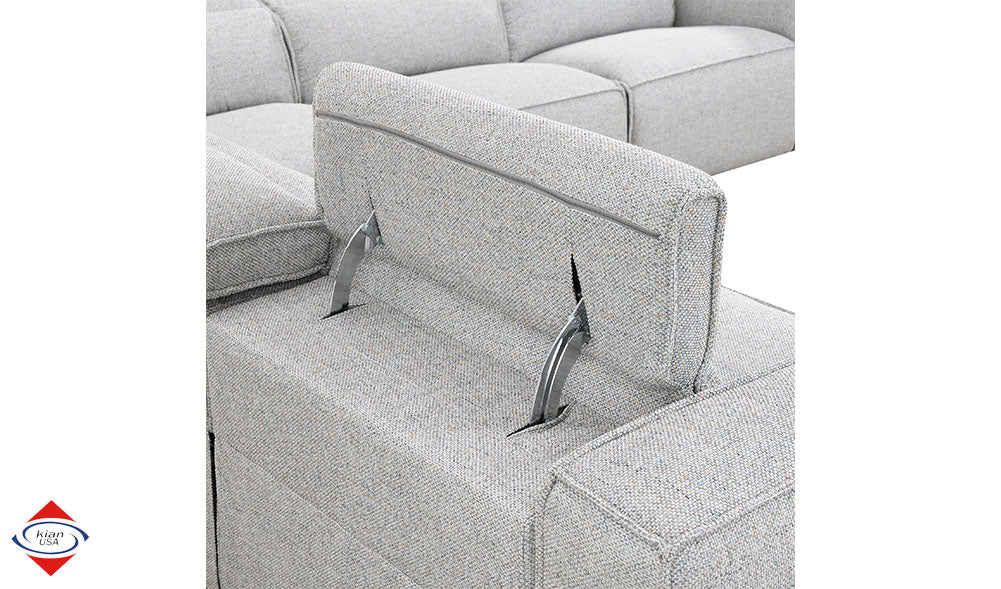 Kian 241 Power Fabric Sectional