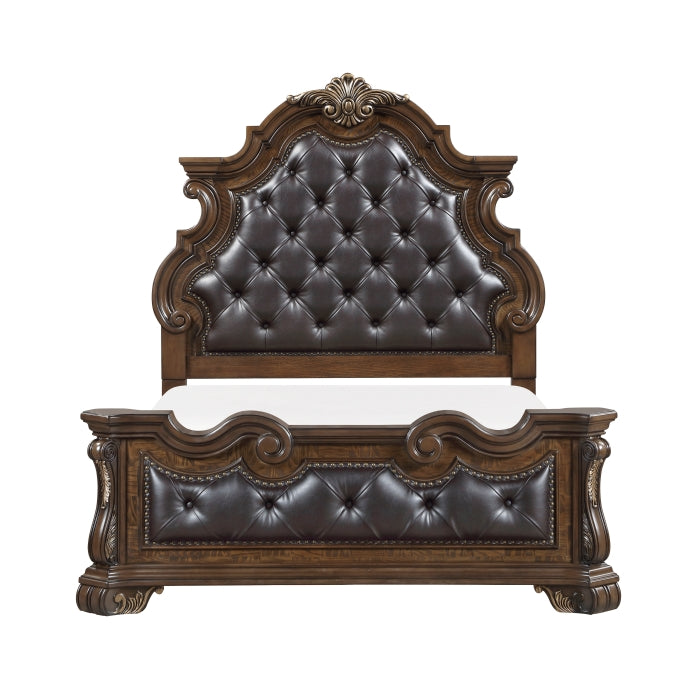 Gilmartin Dark Brown 4 Pc King Bedroom Set