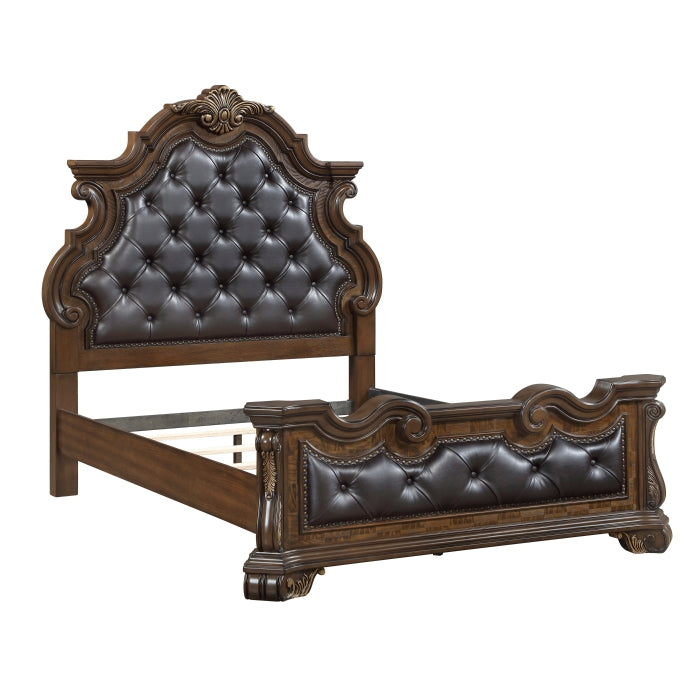 Gilmartin Dark Brown 4 Pc King Bedroom Set