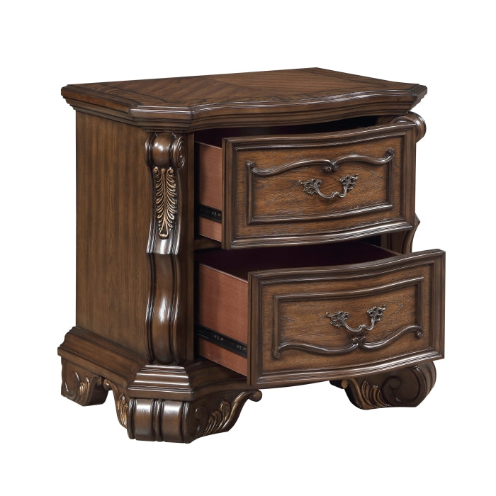Gilmartin Dark Brown 4 Pc King Bedroom Set