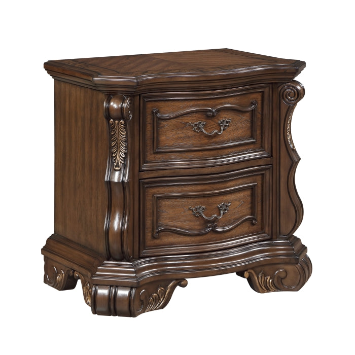 Gilmartin Dark Brown 4 Pc King Bedroom Set