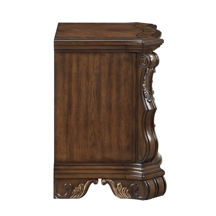 Gilmartin Dark Brown 4 Pc King Bedroom Set
