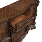 Gilmartin Dark Brown 4 Pc King Bedroom Set