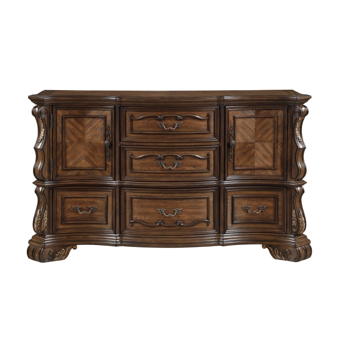 Gilmartin Dark Brown 4 Pc King Bedroom Set