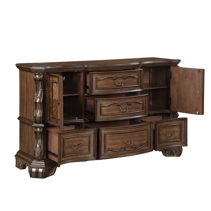 Gilmartin Dark Brown 4 Pc King Bedroom Set