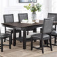 Poundex F2438 Dark Coffee Dining Collection