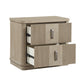 Ribbon Light Oak 4 Pc Bedroom Set w/LED