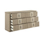 Ribbon Light Oak 4 Pc Bedroom Set w/LED