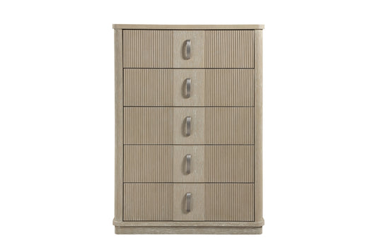 Ribbon 5 Drawer Light Oak Chest