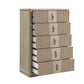 Ribbon 5 Drawer Light Oak Chest