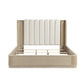 Ribbon Light Oak 4 Pc Bedroom Set w/LED
