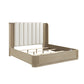 Ribbon Light Oak 4 Pc Bedroom Set w/LED