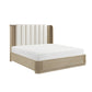 Ribbon Light Oak 4 Pc Bedroom Set w/LED
