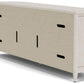 Carmella Pebble Oak Media Console 25040