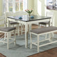 Dakota 2713CG Two Tone 6 Pc Dining Set