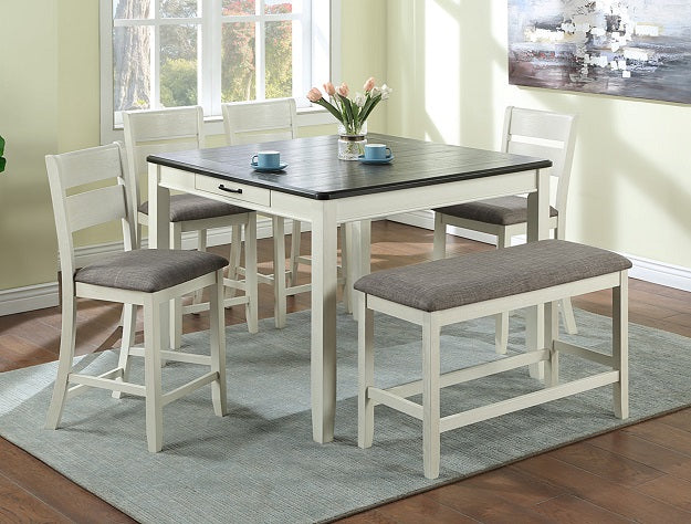 Dakota 2713CG Two Tone 6 Pc Dining Set