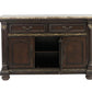 Russian Hill Marble Top Server