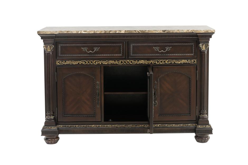 Russian Hill Marble Top Server