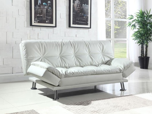 Dilleston Sofa Futon Collection - White