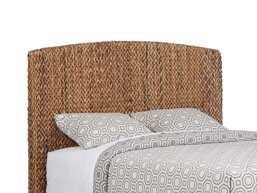 Coaster Furniture Laughton Bed - Cama tejida con hojas de plátano