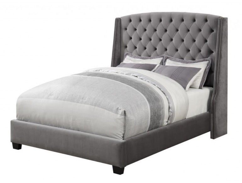 Pissarro Wingback Upholstered Bed by Coaster Furniture