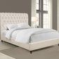 Devon Button Tufted Beige Bed by Coaster