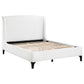 Mosby Boucle Wingback Platform Bed
