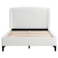 Mosby King Boucle Wingback Platform Bed