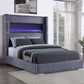 Tisdale Upholstered Flame Visualizer King Bed