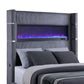 Tisdale Upholstered Flame Visualizer King Bed