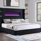 Tisdale Upholstered Flame Visualizer California King Bed